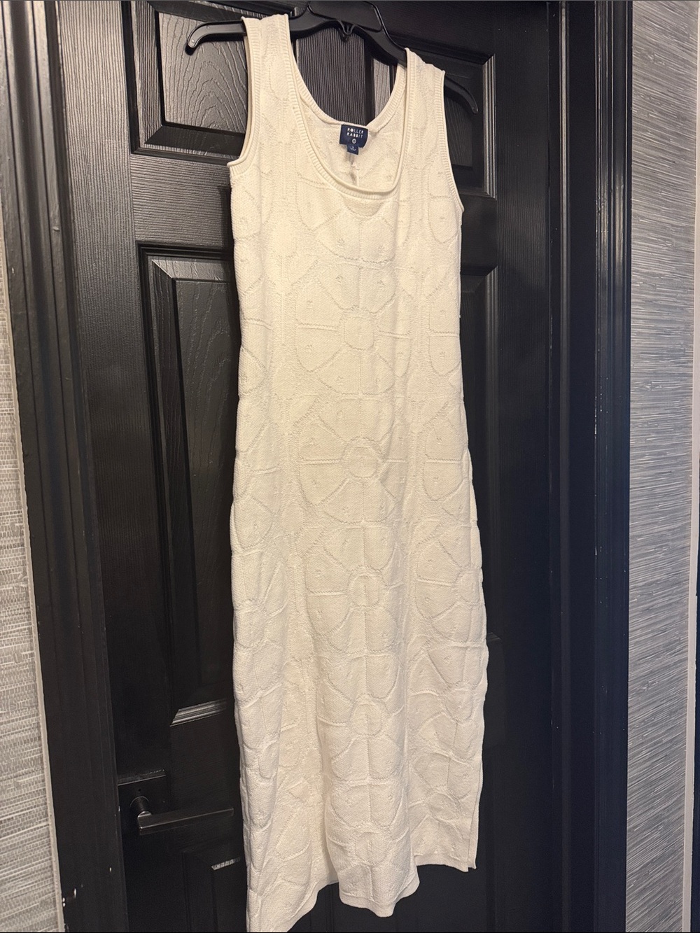 Roller Rabbit Cream Textured Sleeveless Maxi Dress